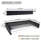 DryFold Wall Rack dimensions and weight